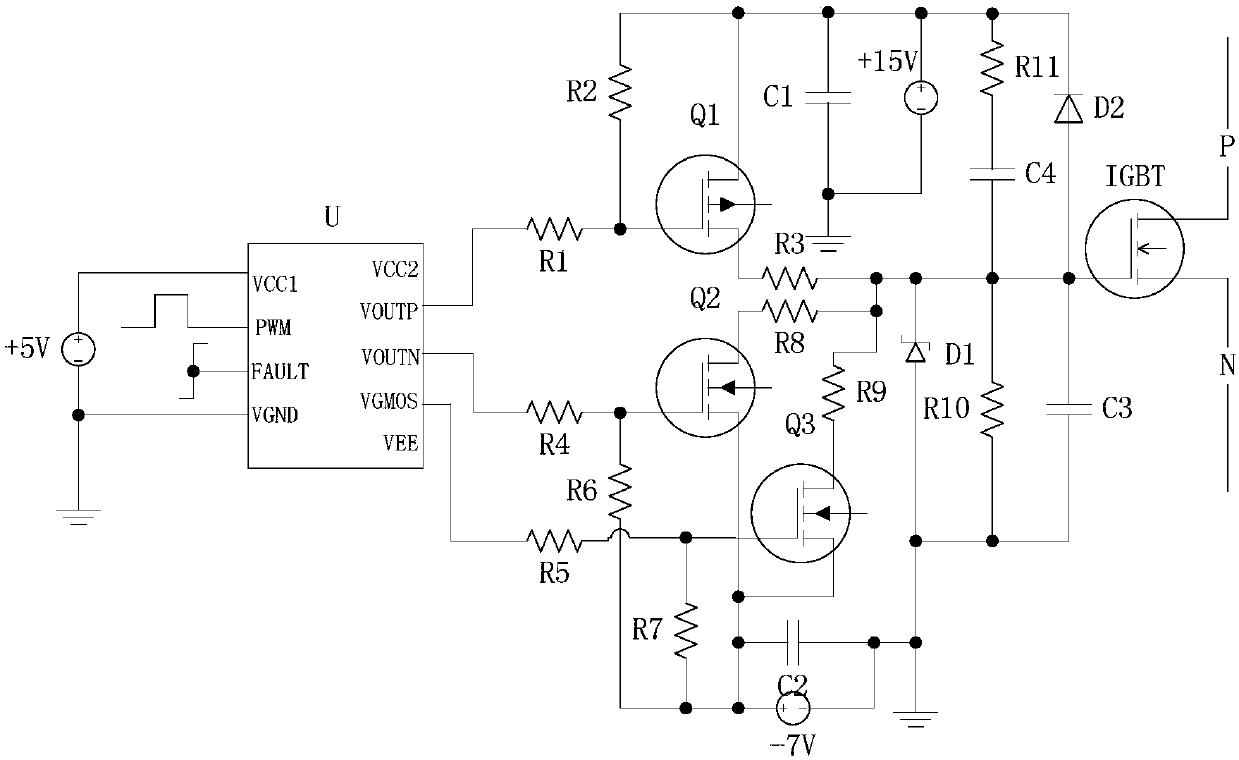 Insulated gate bipolar transistor (IGBT) driving circuit