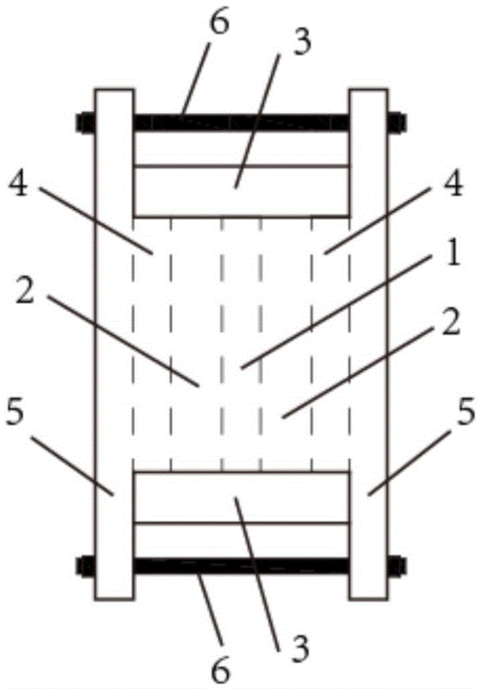 Device for measuring thermal conductivity of fireproof material at high temperature