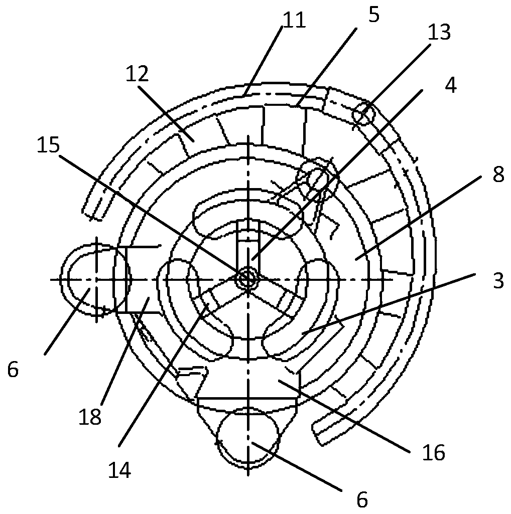 Internal gear box casting structure and method