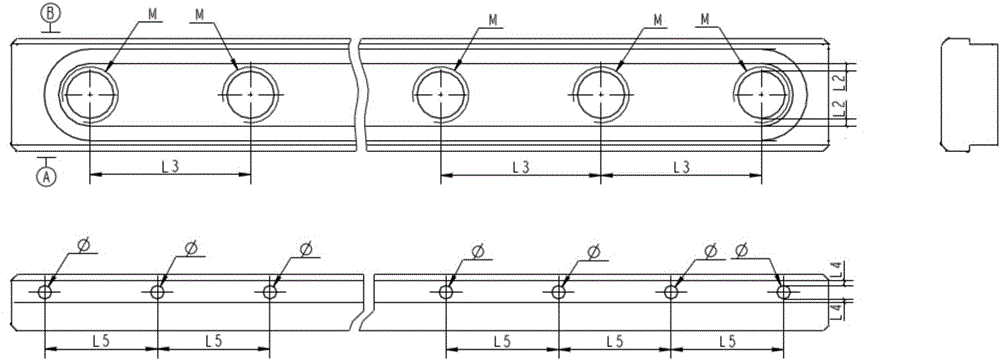 Guide block for preventing linear displacement blocking of electromechanical actuator