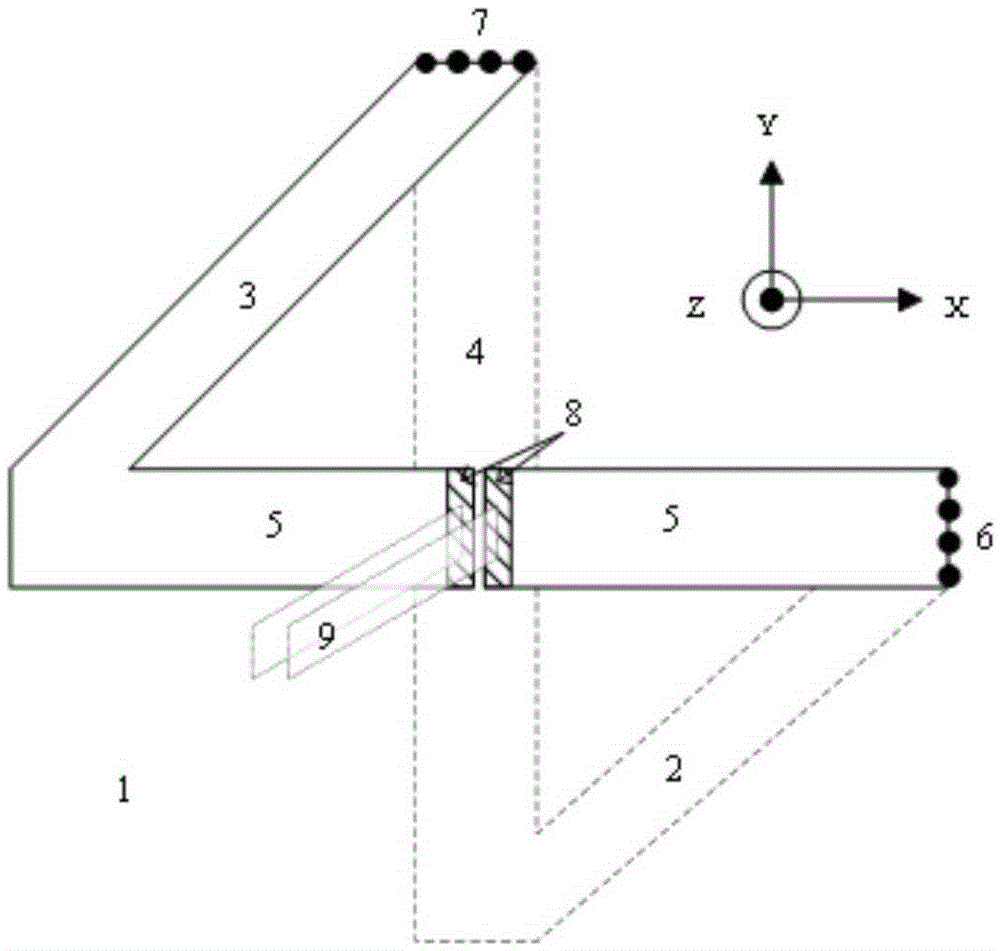 8-shaped like planar broadband circularly polarized antenna