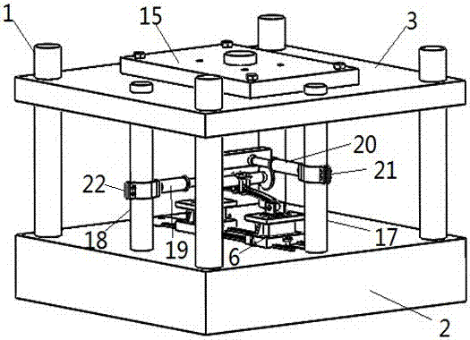 Three-directional dynamic performance test equipment for vehicle suspension leaf spring, and application thereof