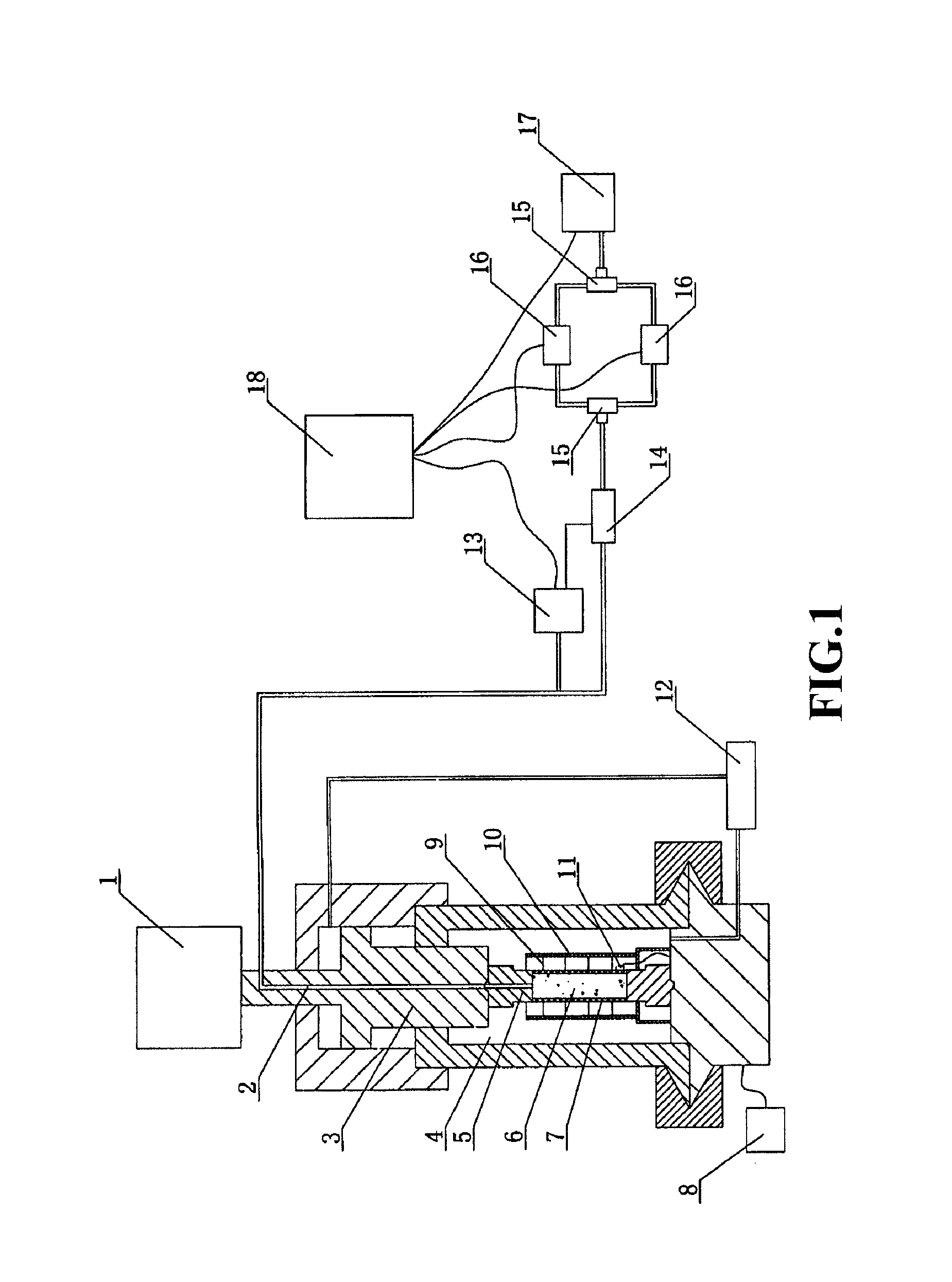 System and method for testing gas migration process in coal-rock mass