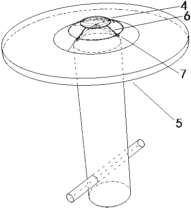 Standard plane laser ranging total station instrument height measuring system and using method