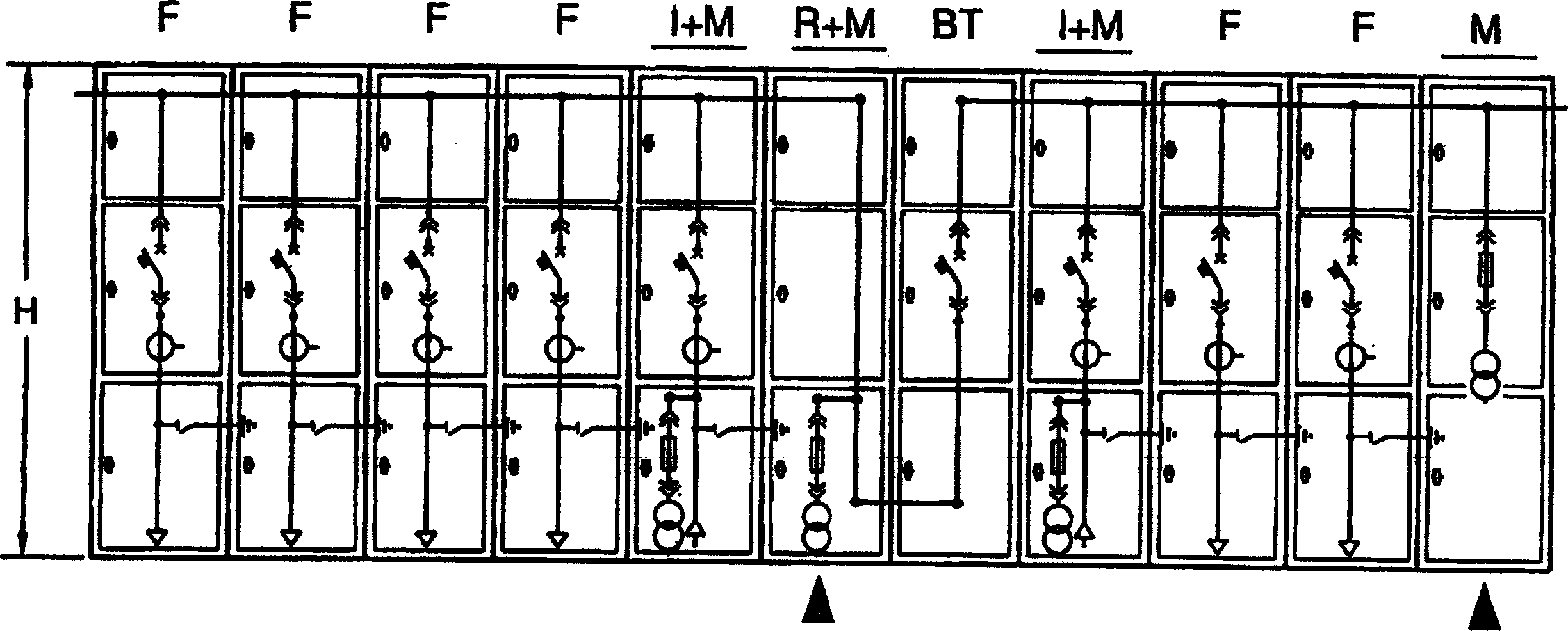 Circuit breakers with integrated current and/or voltage sensors