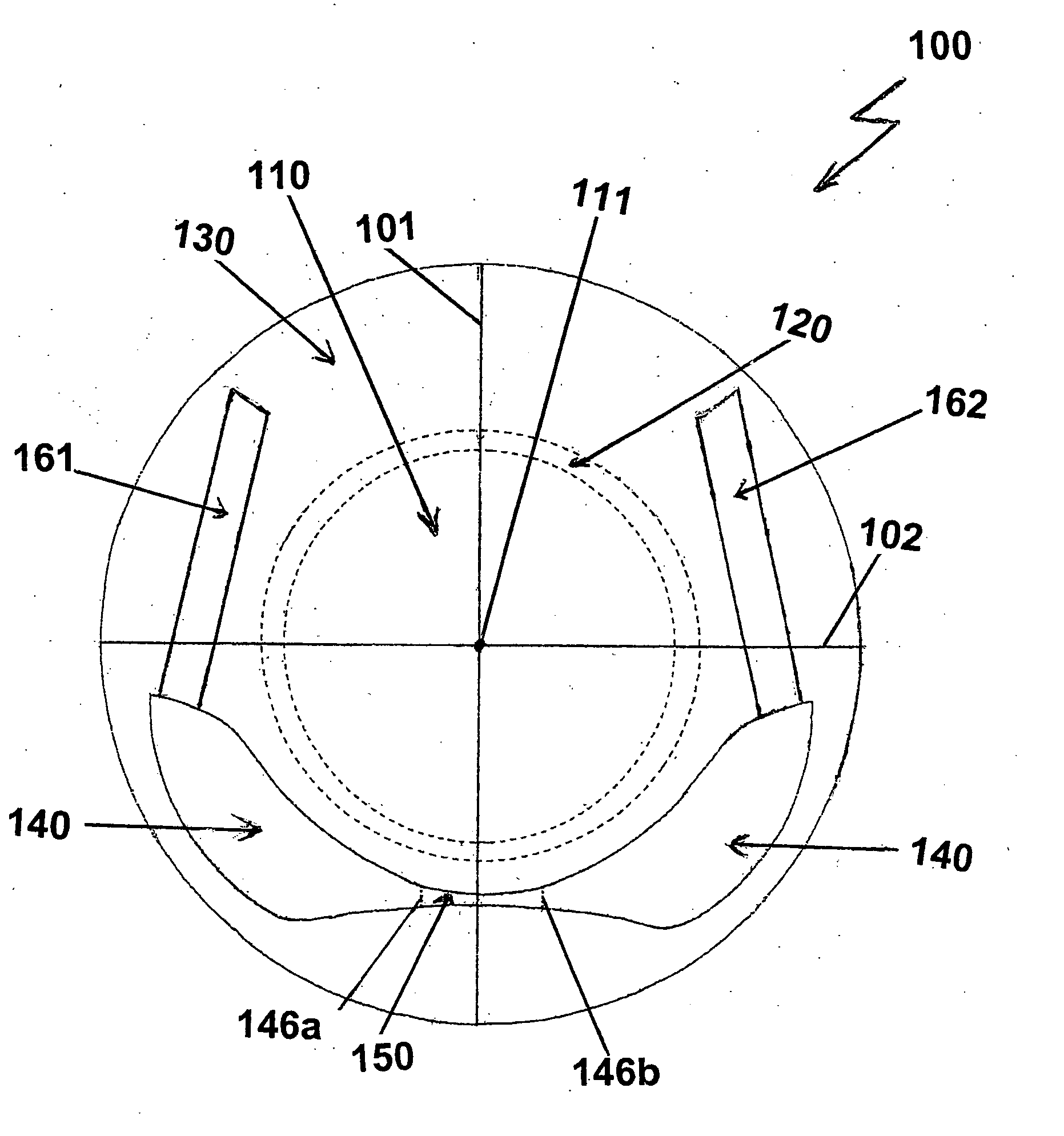 Soft contact lenses with stiffening rib features therein