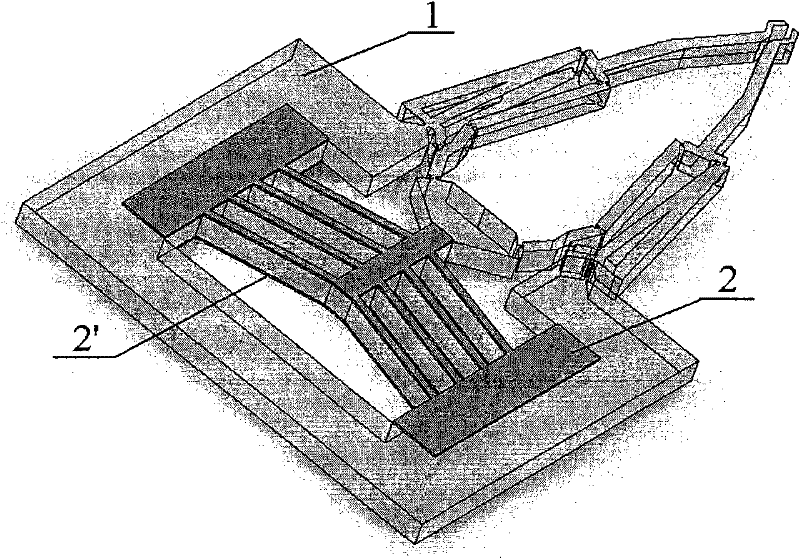 Flexible electrothermal drive micro-gripper and manufacturing process method