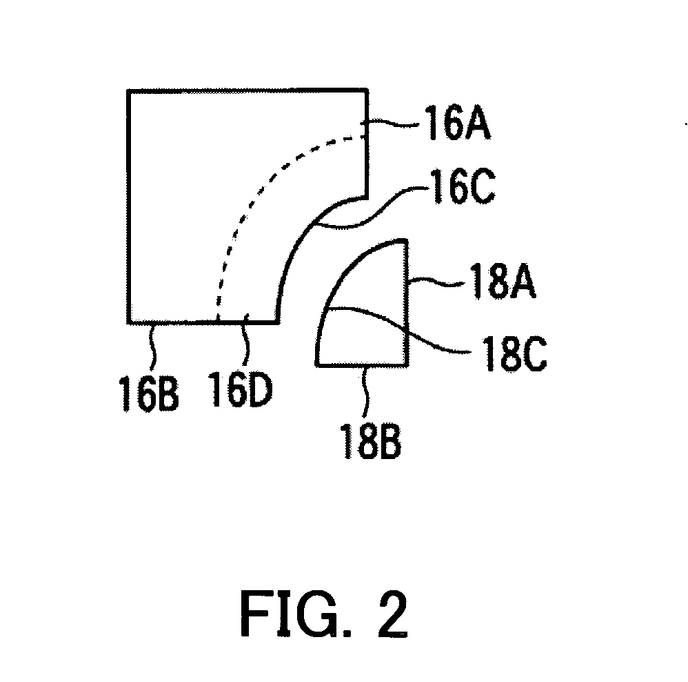 Optical waveguide structure and optical module