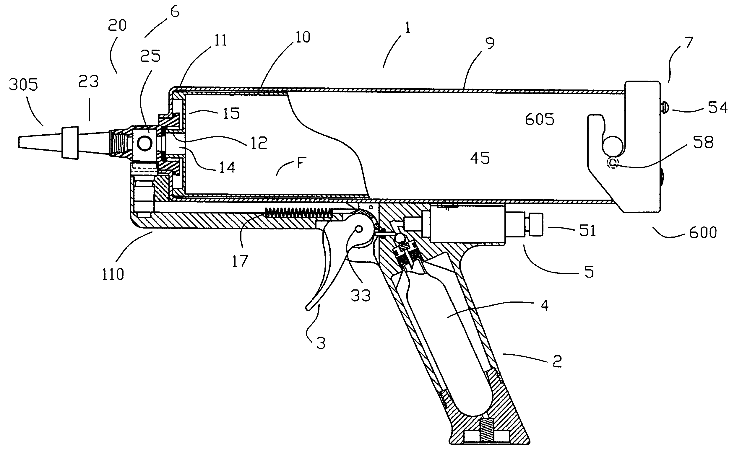 Portable gas powered fluid dispenser