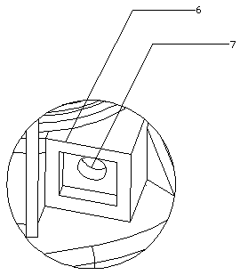 Internal cleaning device of floor intelligent cleaning robot