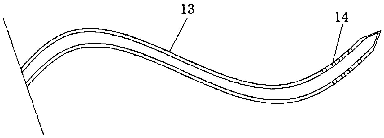 Bridge deck crack repairing device for bridge reinforcement