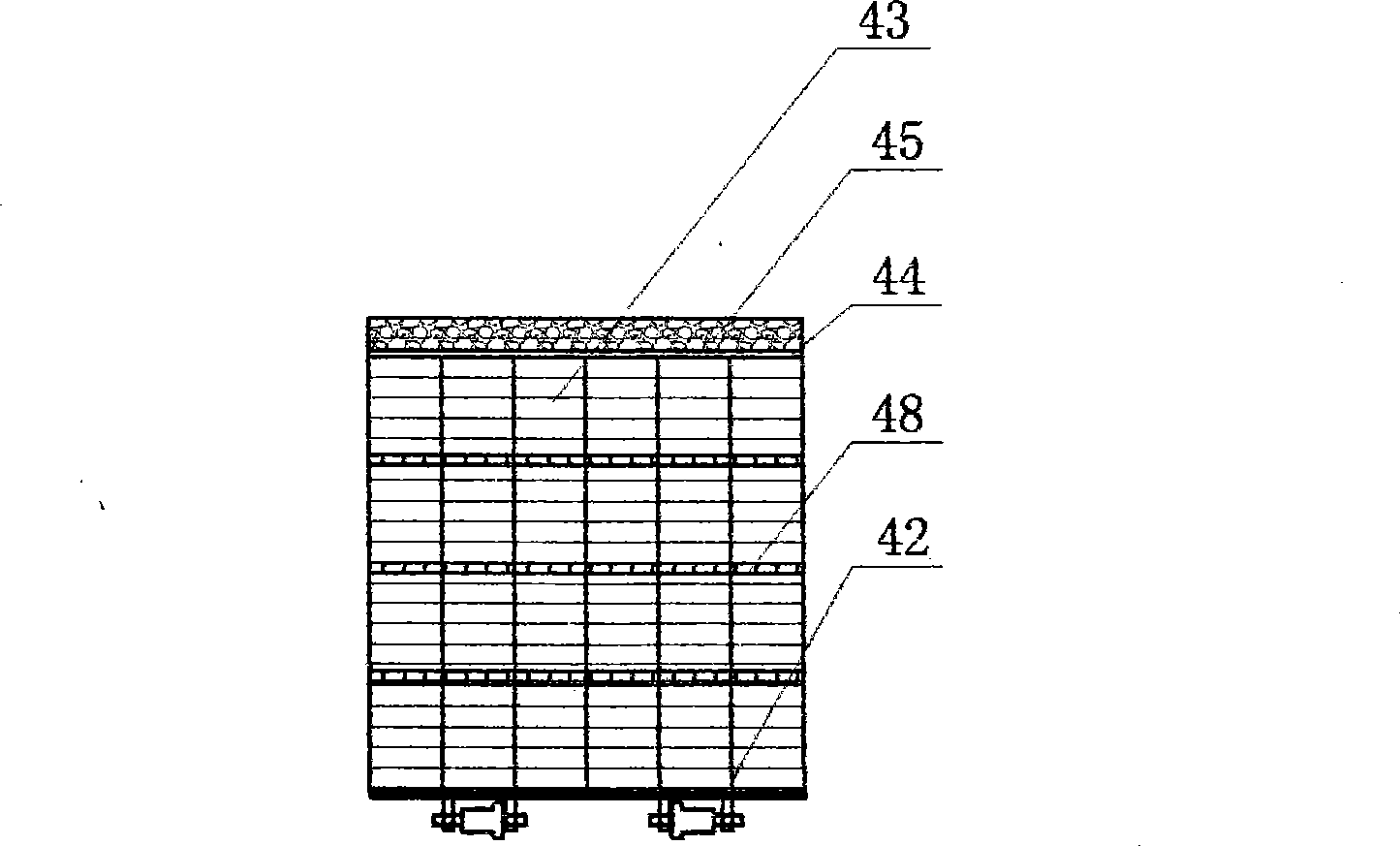 Microwave vacuum device for drying and charring lumber