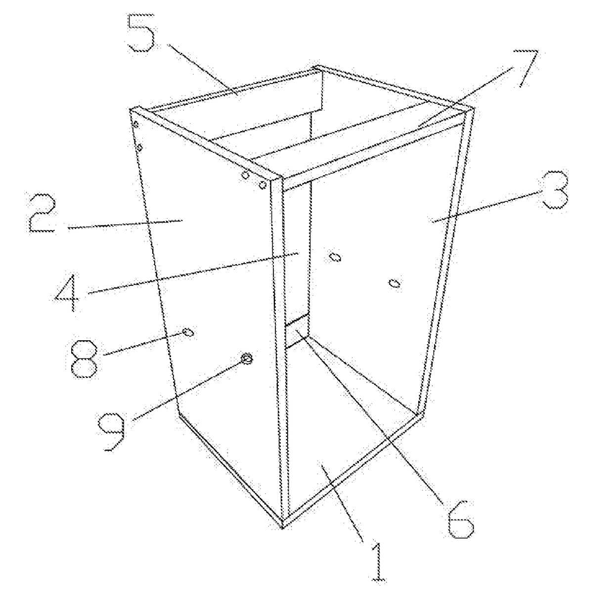 Simple Ceramic Combined Cabinet