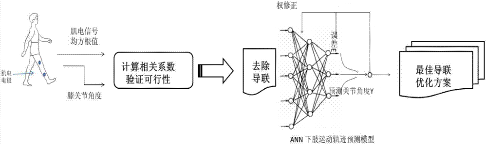 Myoelectric prosthesis control source lead optimization method based on correlation coefficients