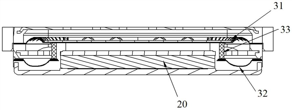 Vibrating diaphragm for sound production device and sound production device