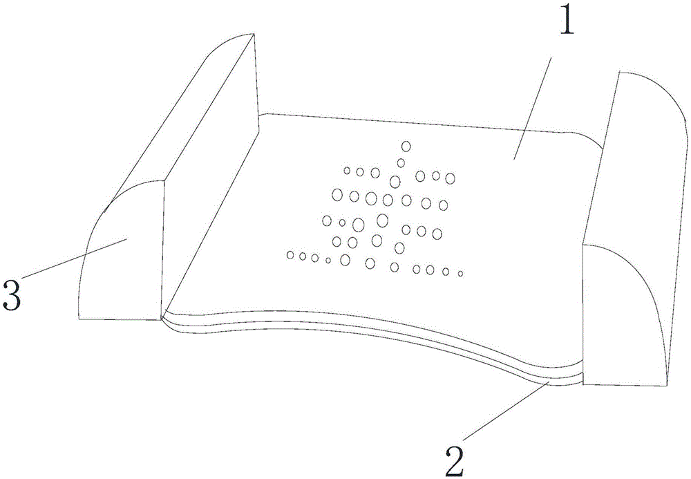 A kind of preparation method and product of children's pillow