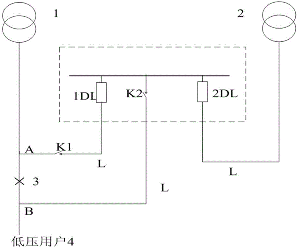 Working method for replacing 10kV transformer through spare power automatic switching technology in electrified mode