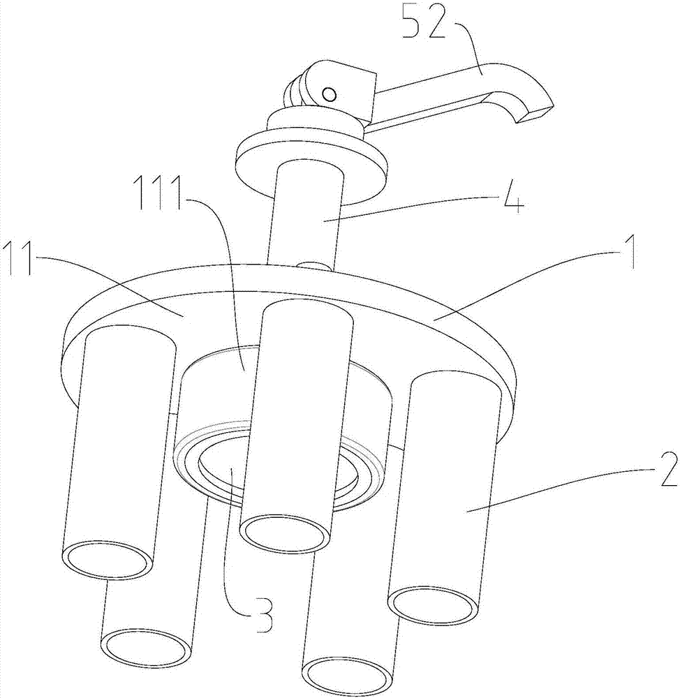 Tool for disassembling hub decorative cover