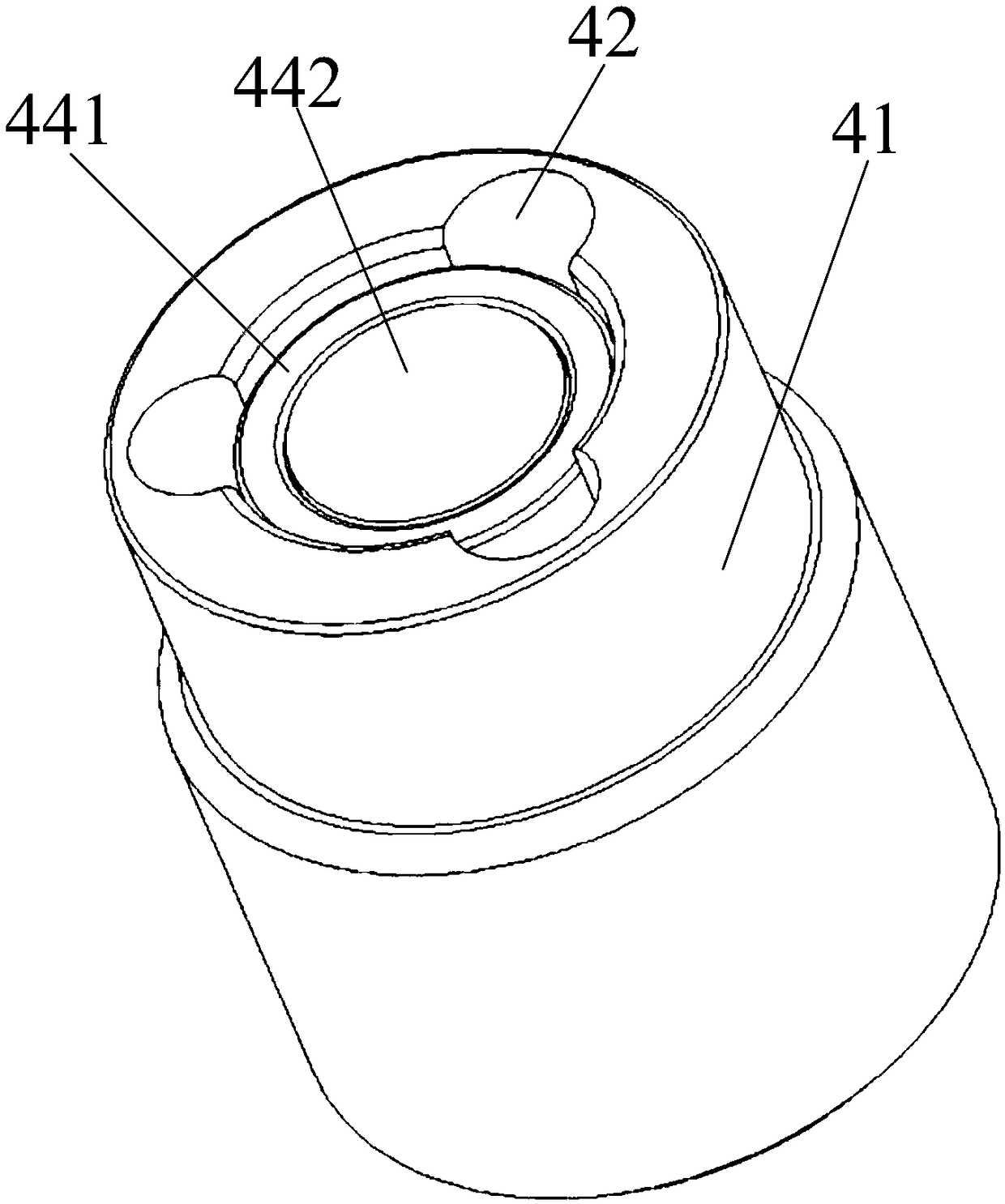 One-way throttle valve