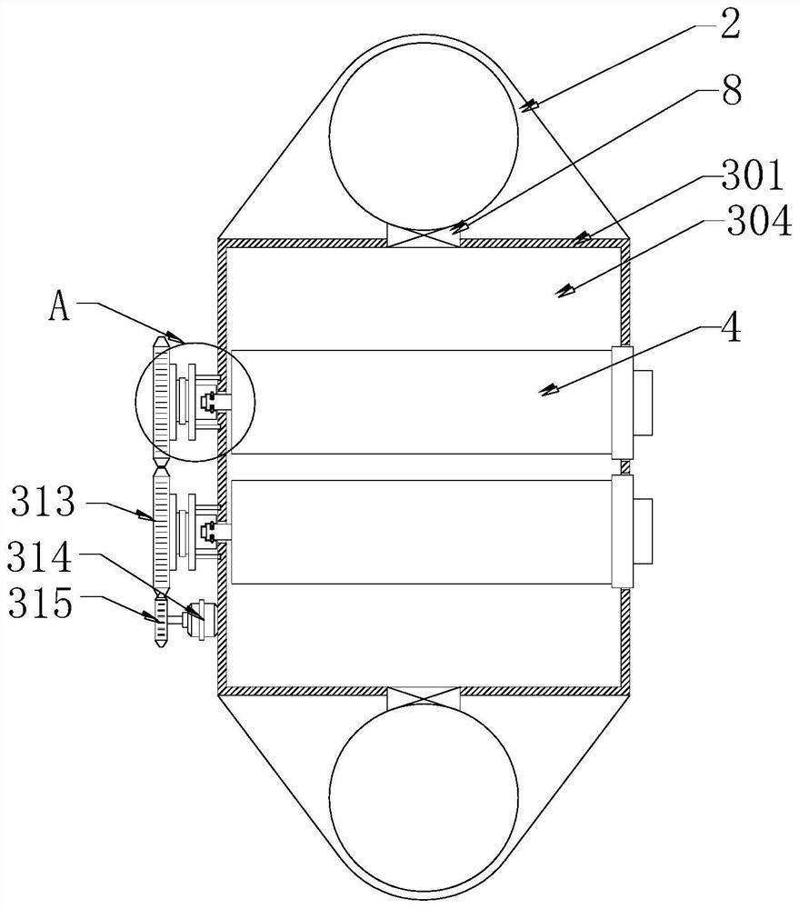 Garment production plush removal device facilitating material collection