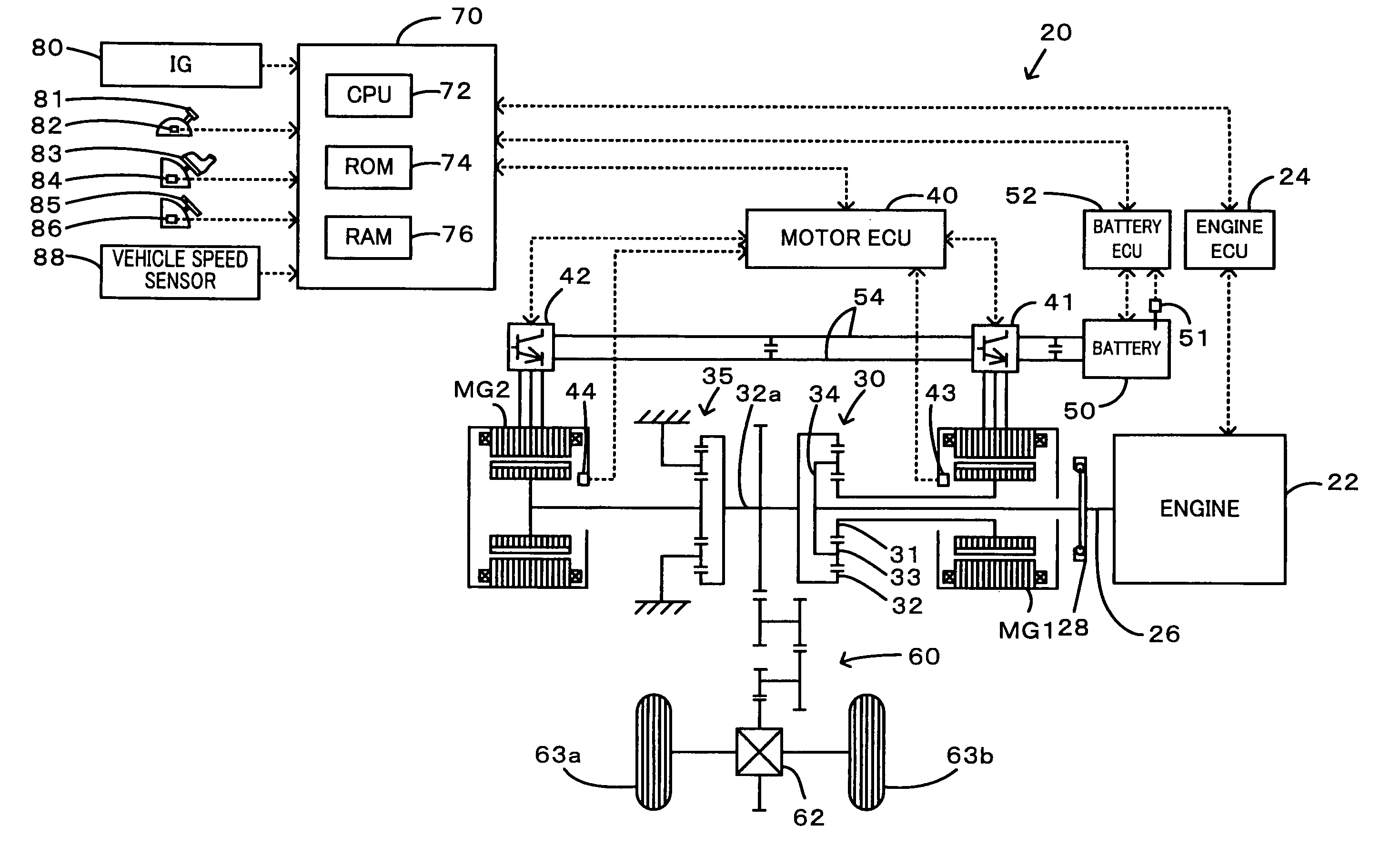 Internal combustion engine system and control method of internal combustion engine system