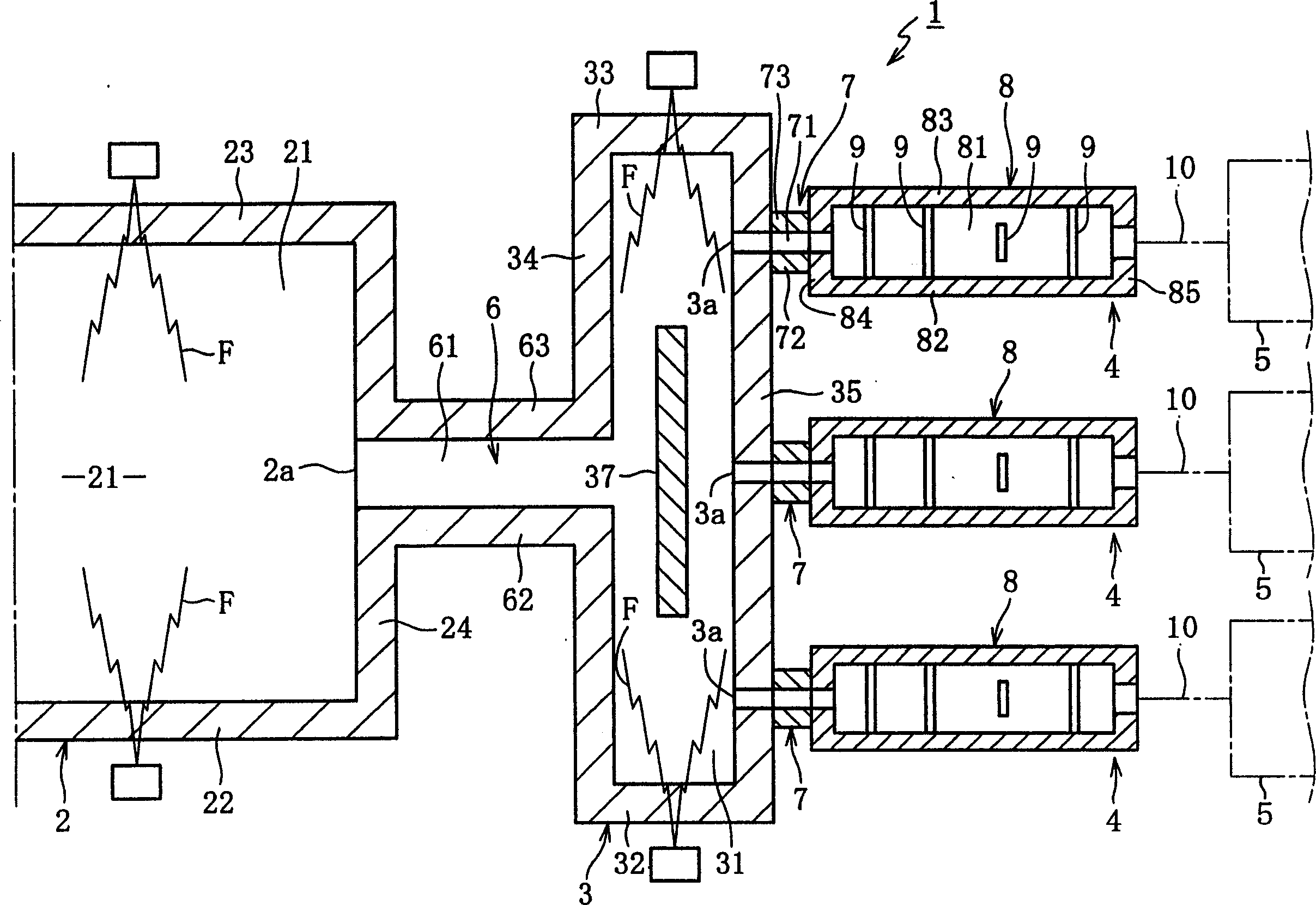 Molten glass supply device, glass formed product, and method of producing the glass formed product