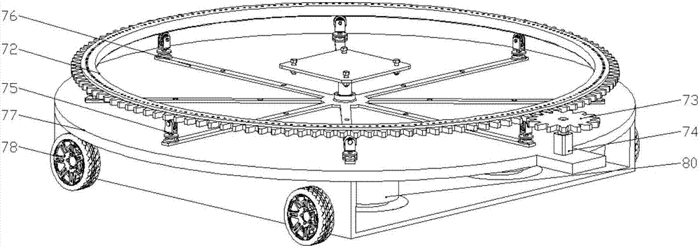 Workpiece intelligent taking device and application thereof