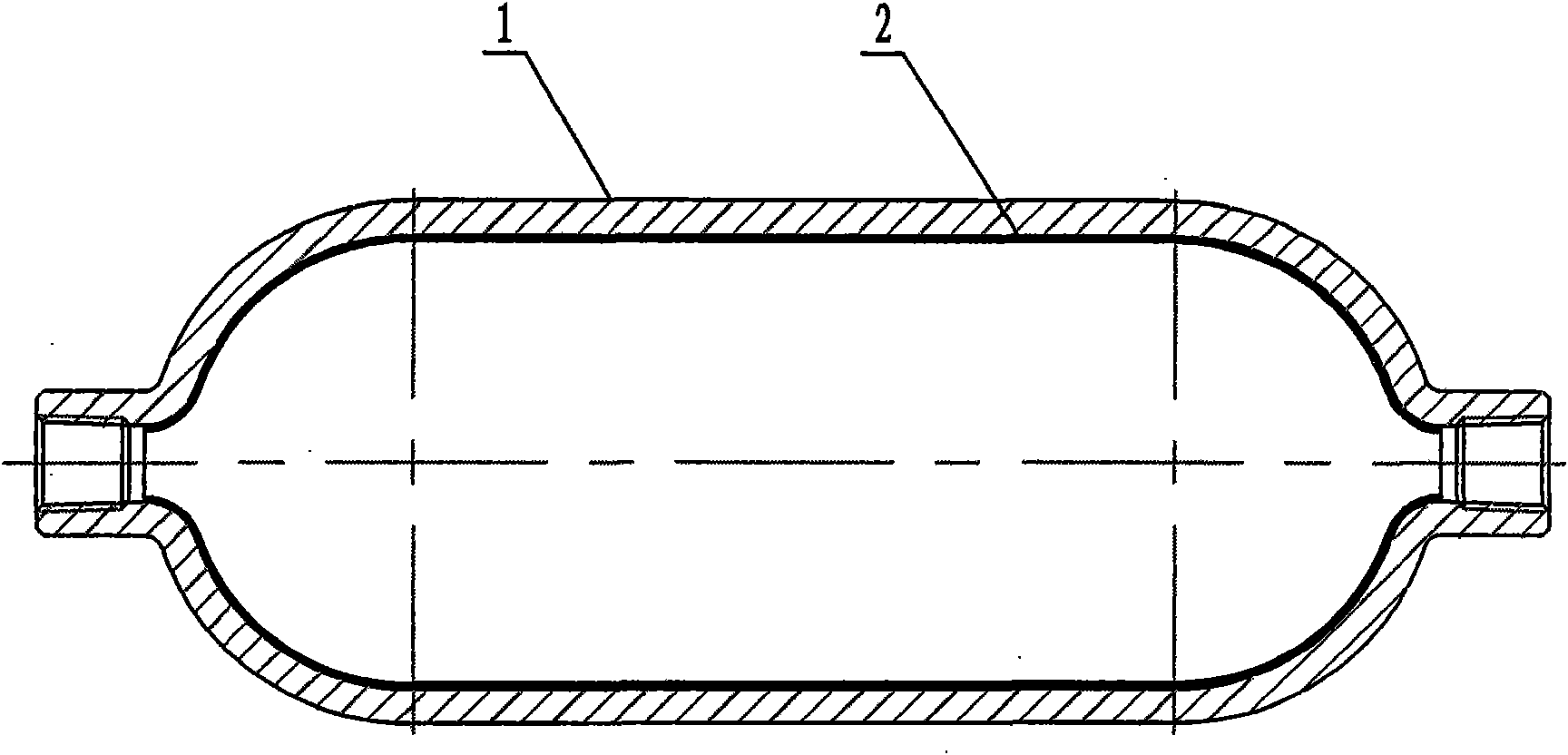 Nickel-phosphorus alloy plated steel cylinder and plating method thereof