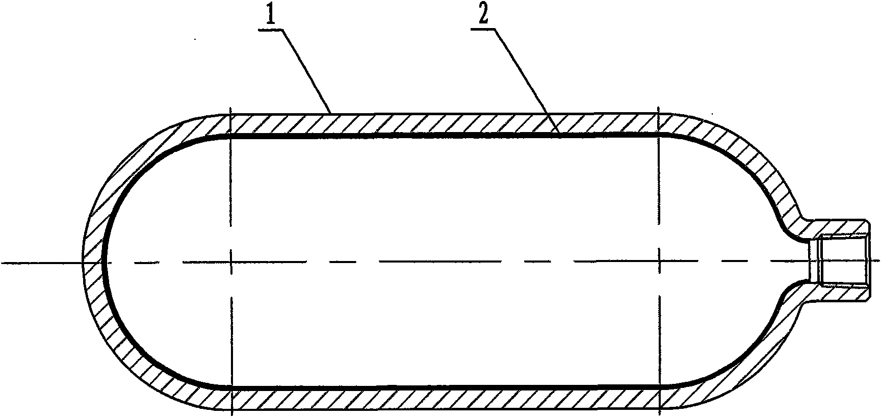 Nickel-phosphorus alloy plated steel cylinder and plating method thereof