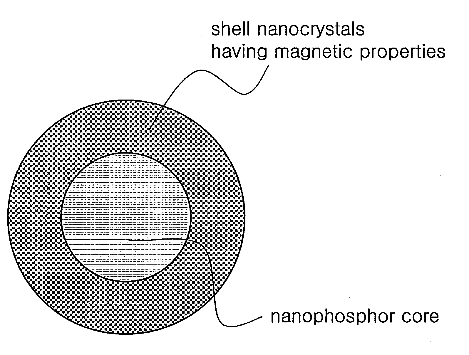 Magnetic nanophosphor having core/shell structure and the synthetic method thereof