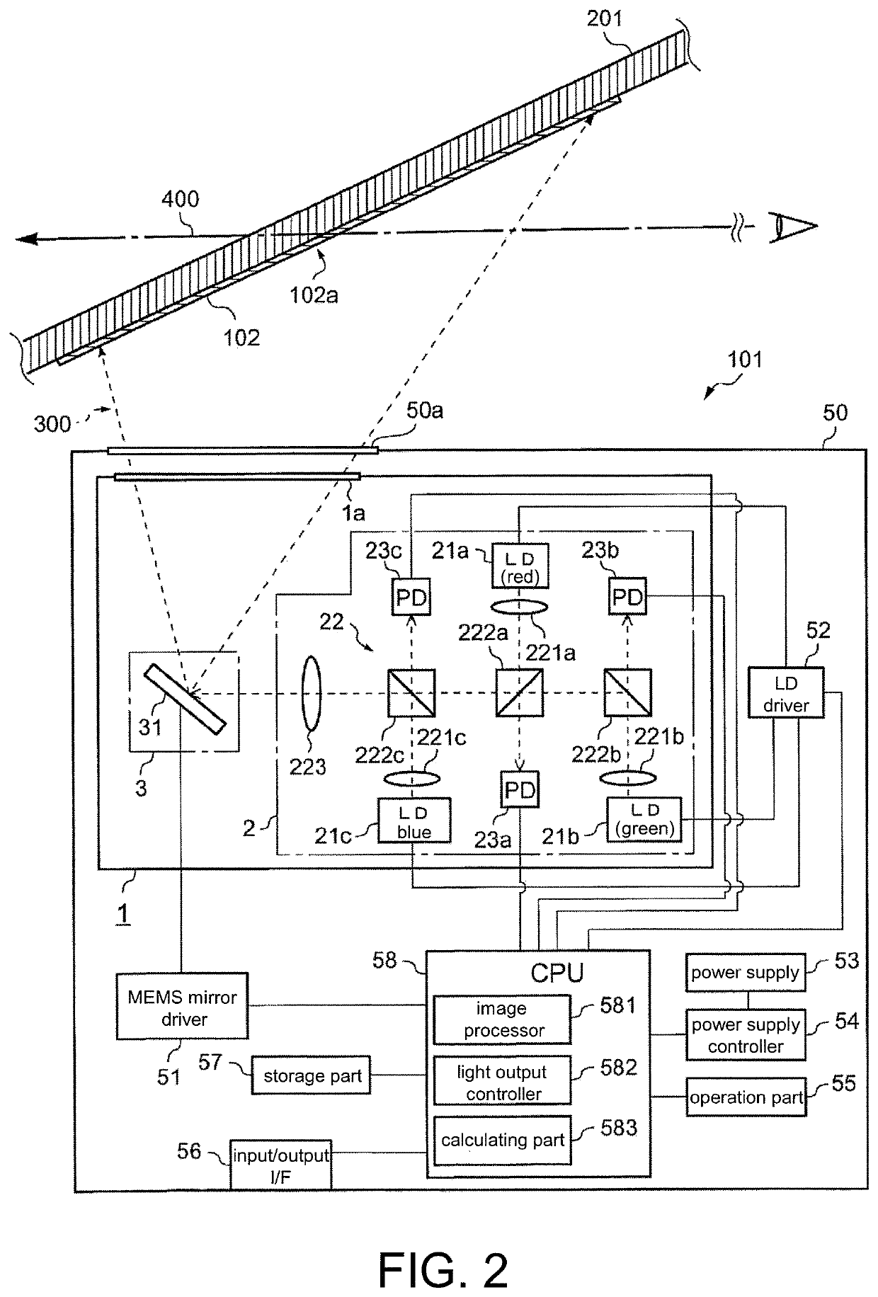 Projection device