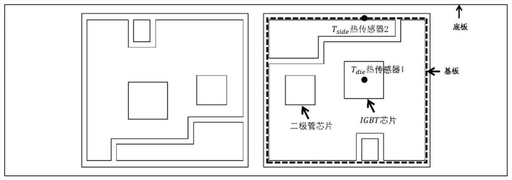 IGBT module junction temperature estimation method in solder aging state