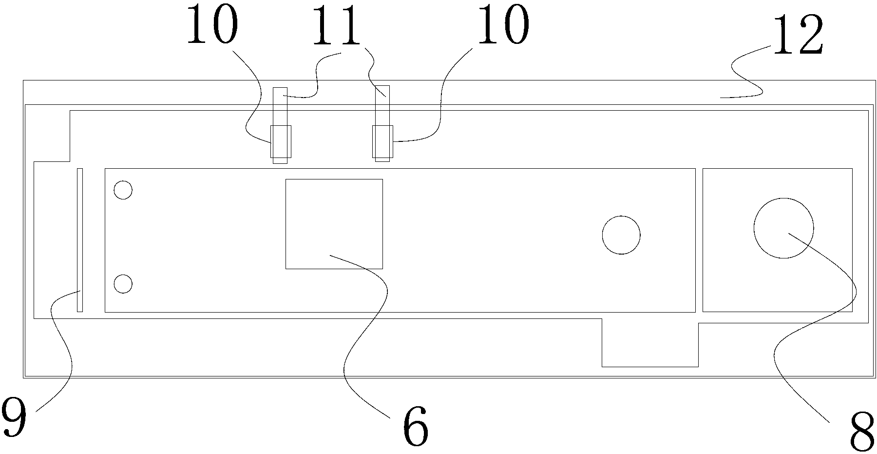 Luggage box with secure identification system