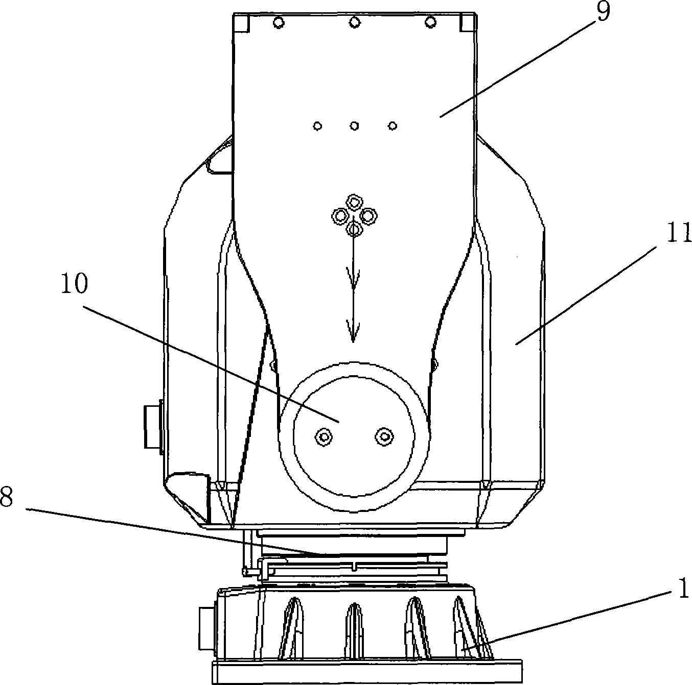 Heavy-load cradle head