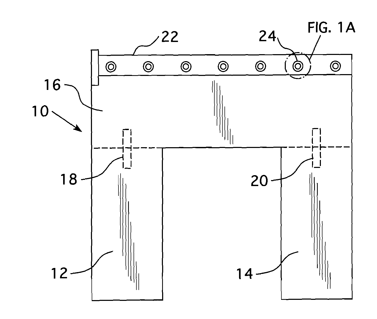 Expansion gap radiation shield