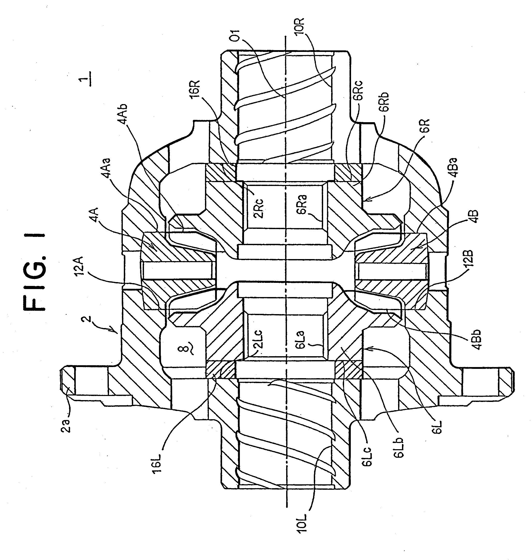 Differential Gearing for Vehicle