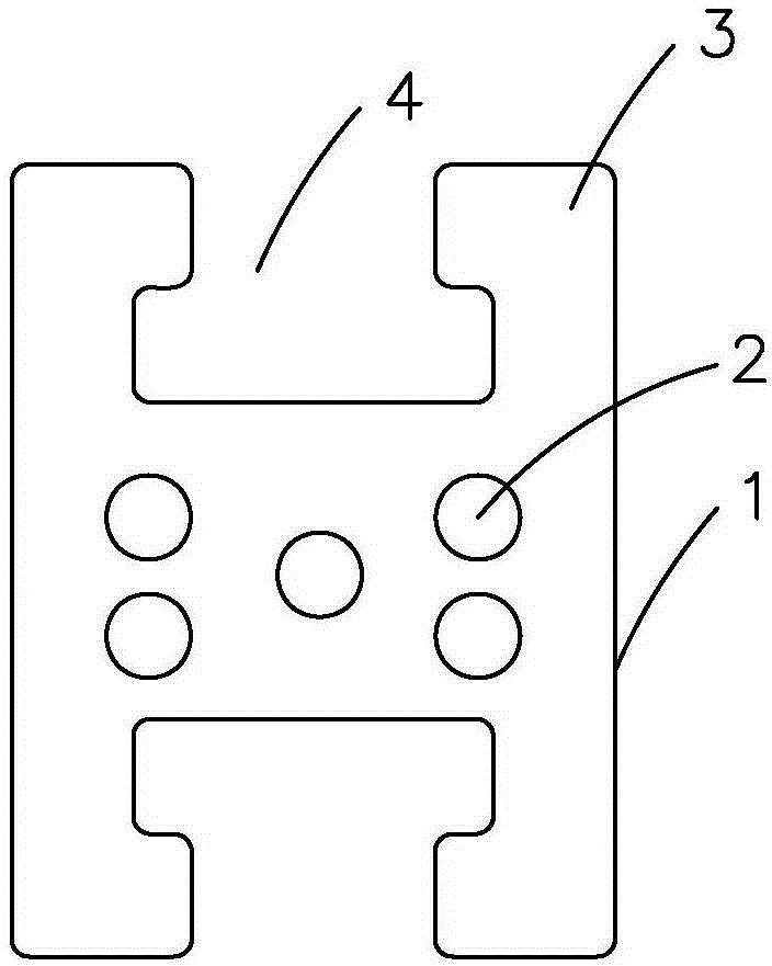 Spliced hollow brick