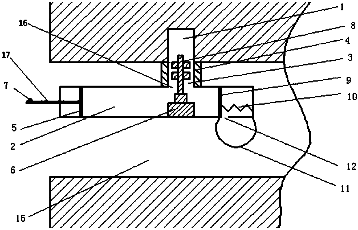 Pipe blind hole cleaning device