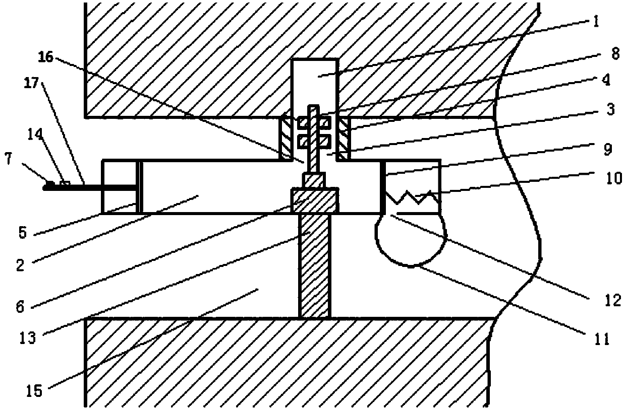 Pipe blind hole cleaning device