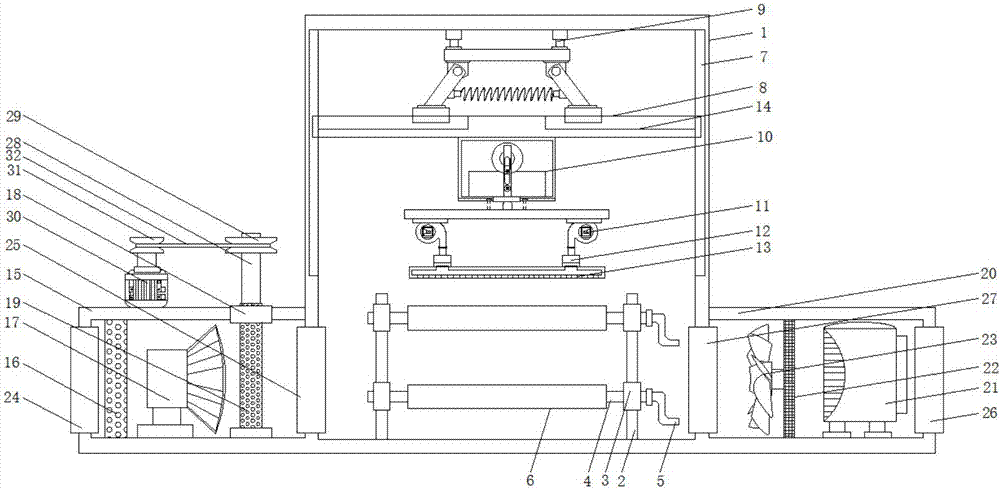 Multifunctional textile storing device