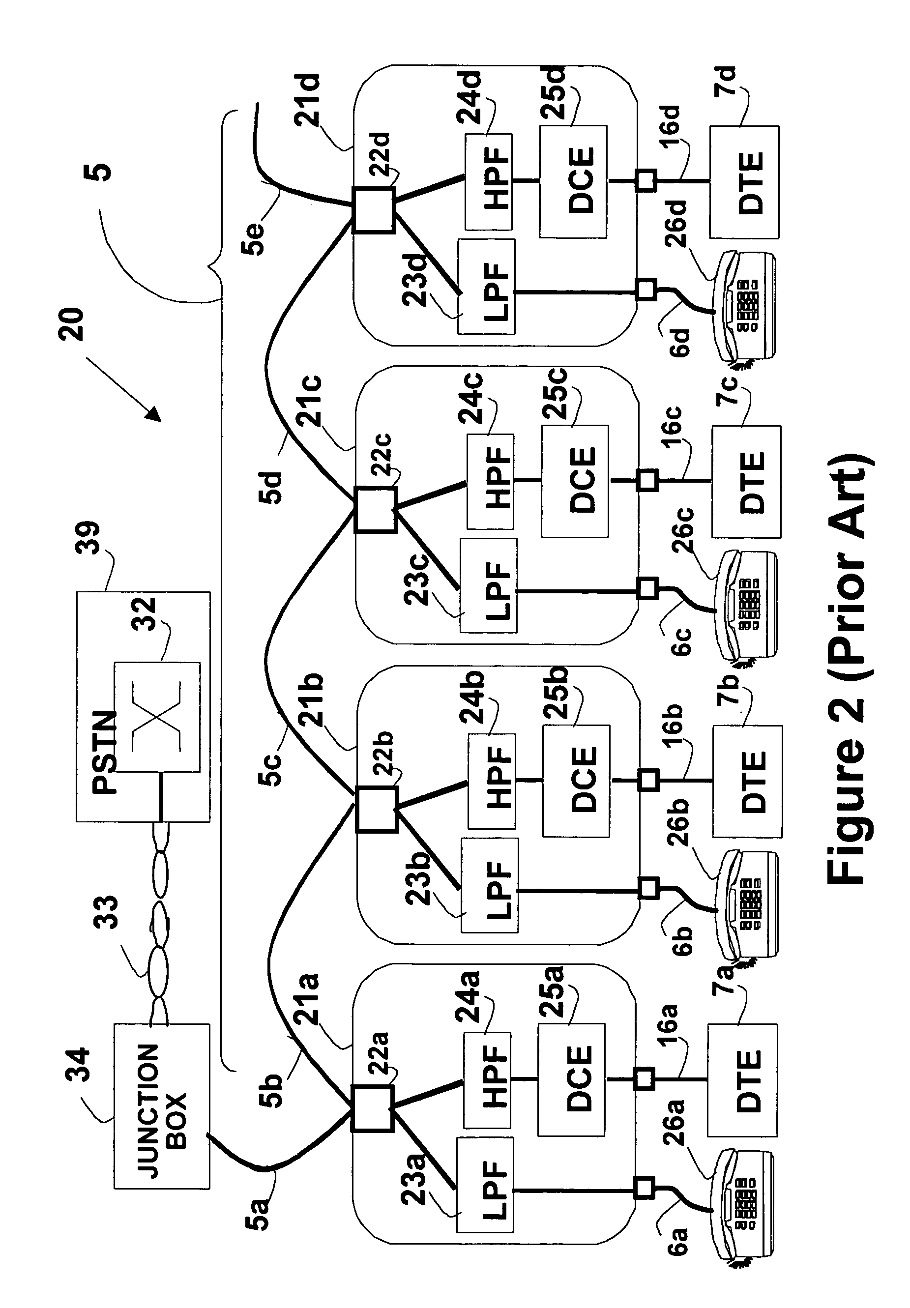 Addressable outlet, and a network using same