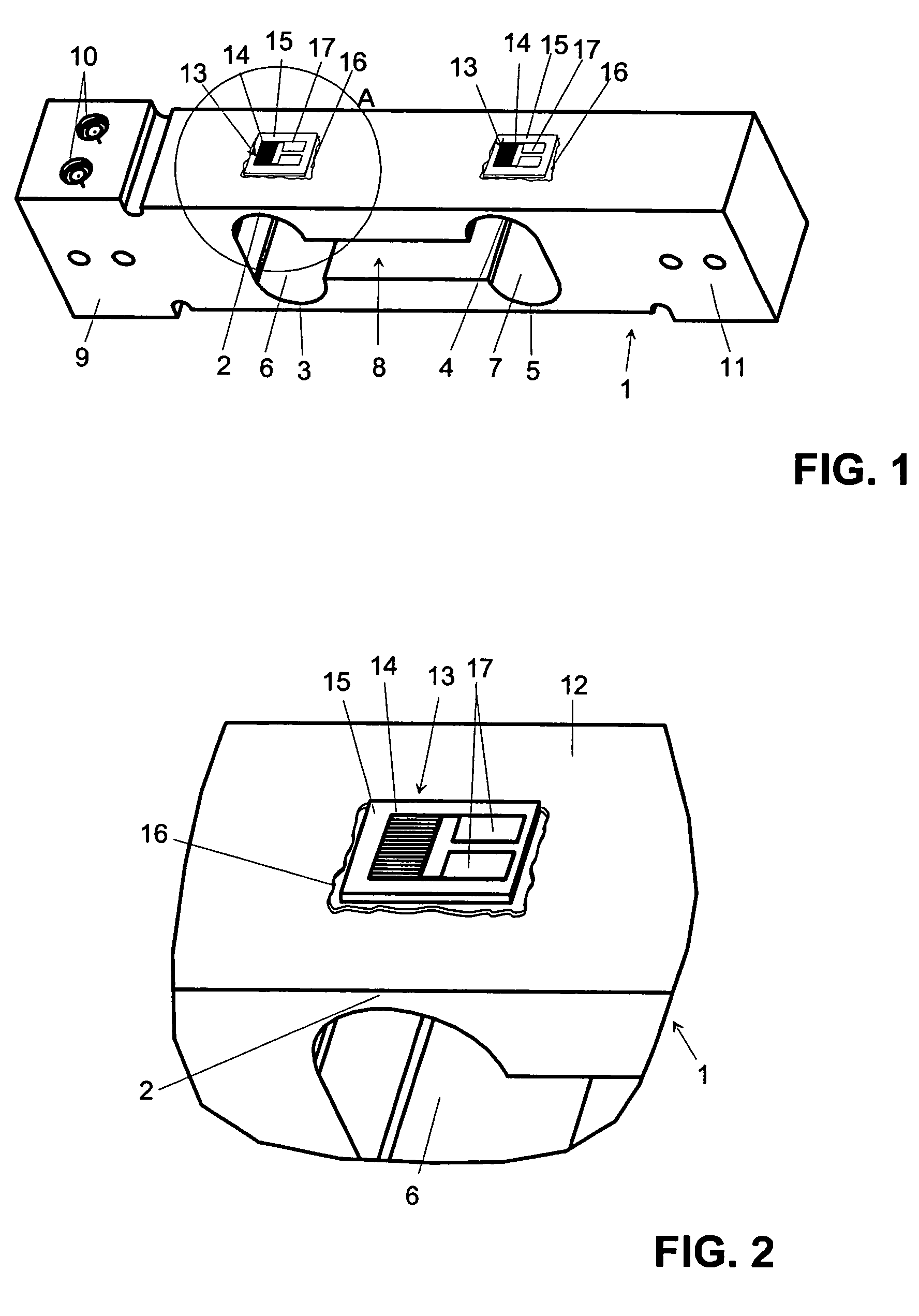 Bonding of strain gauges to the deformable body of a force-measuring cell