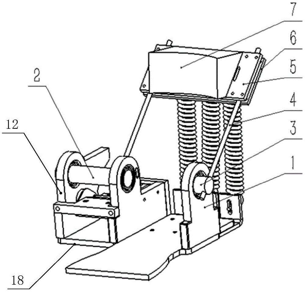 Wearable quasi-passive ankle exoskeleton rehabilitation device