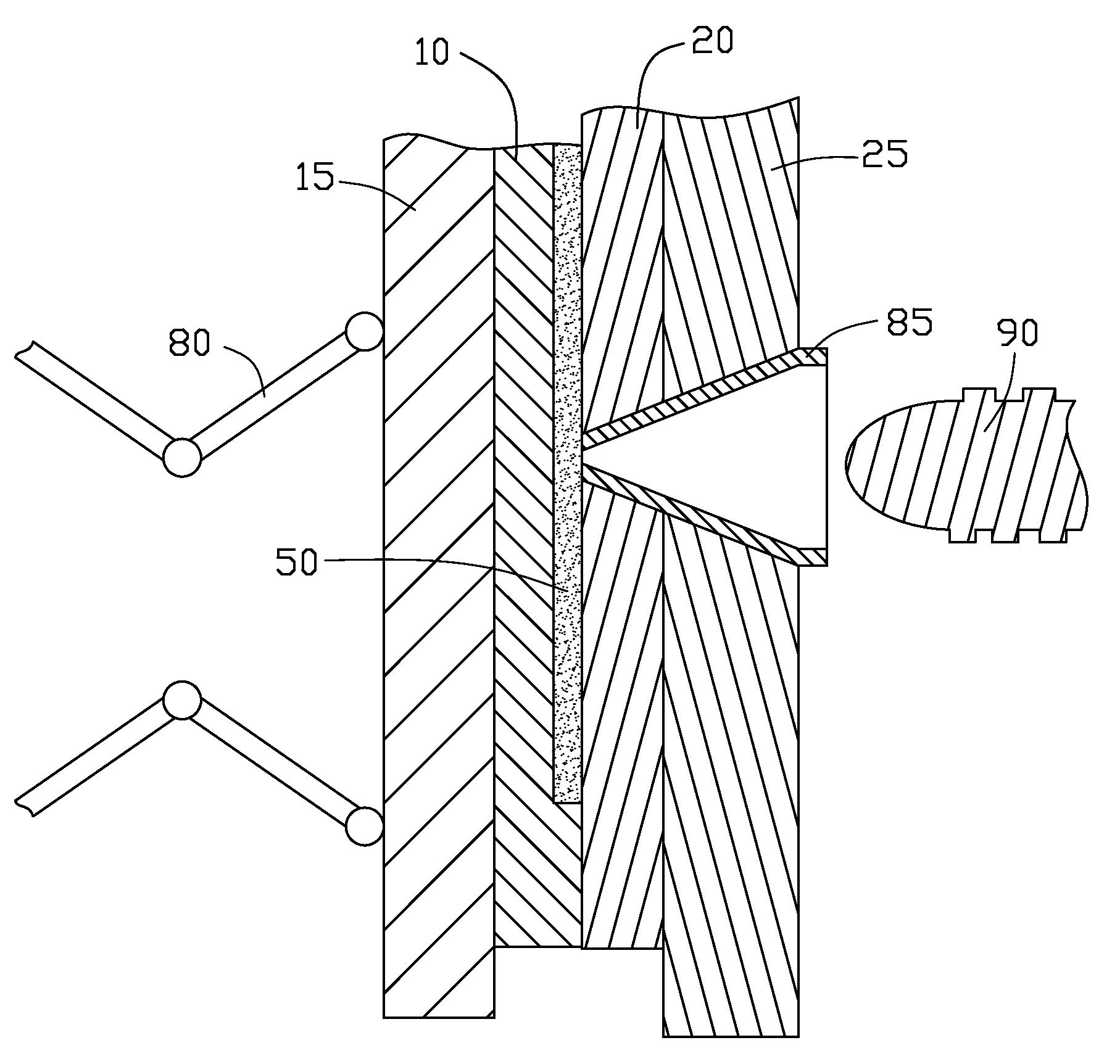 Injection molding method for making large and thin light guide plate