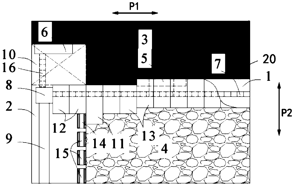 Coal mining system and no-pillar self-forming lane mining method based on coal mining system