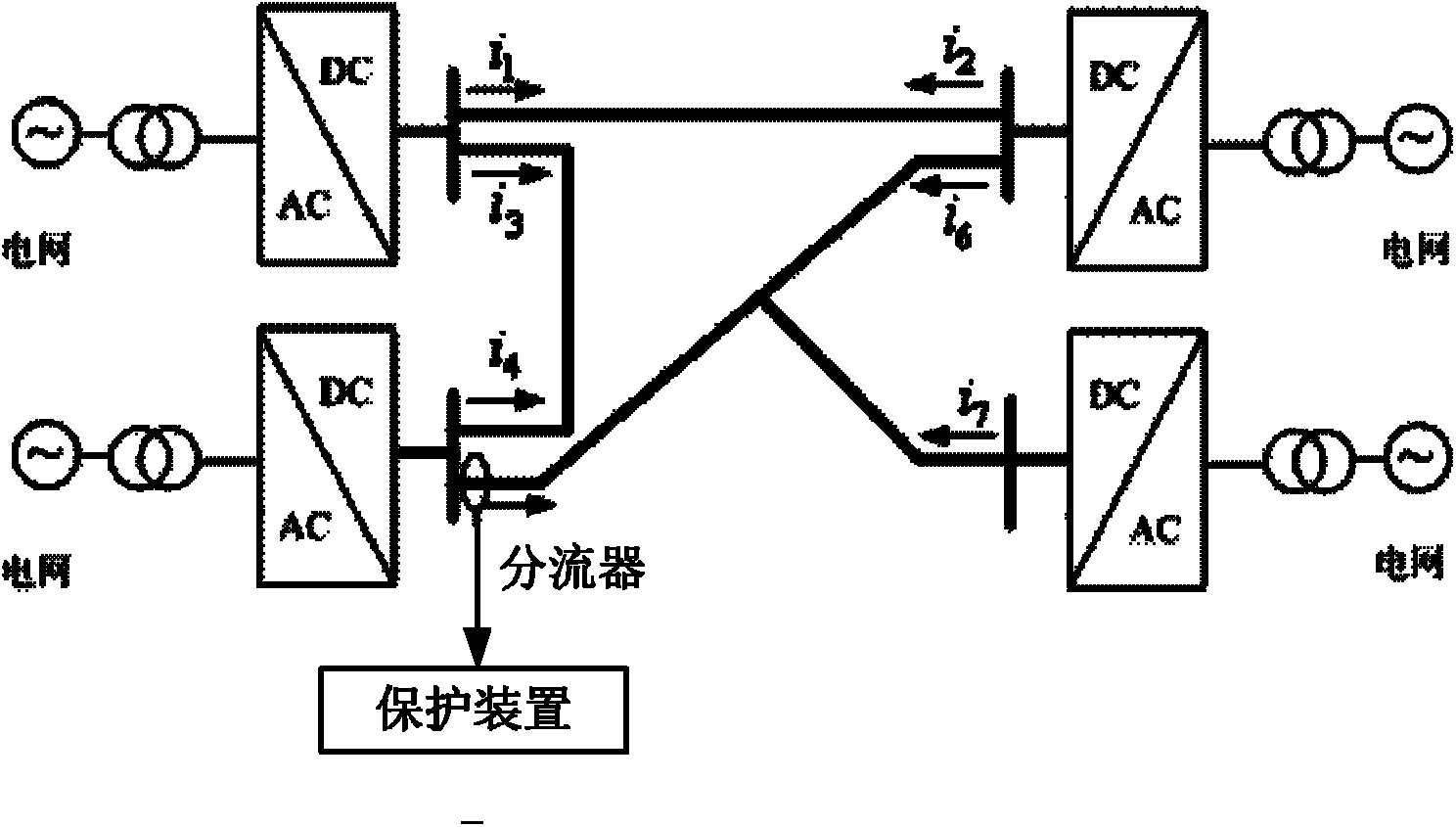 Pilot protection method for direct current line current abrupt change of multi-terminal direct current transmission system