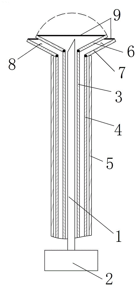 Puncture sheath used for cyst excision and cyst excision device provided with puncture sheath