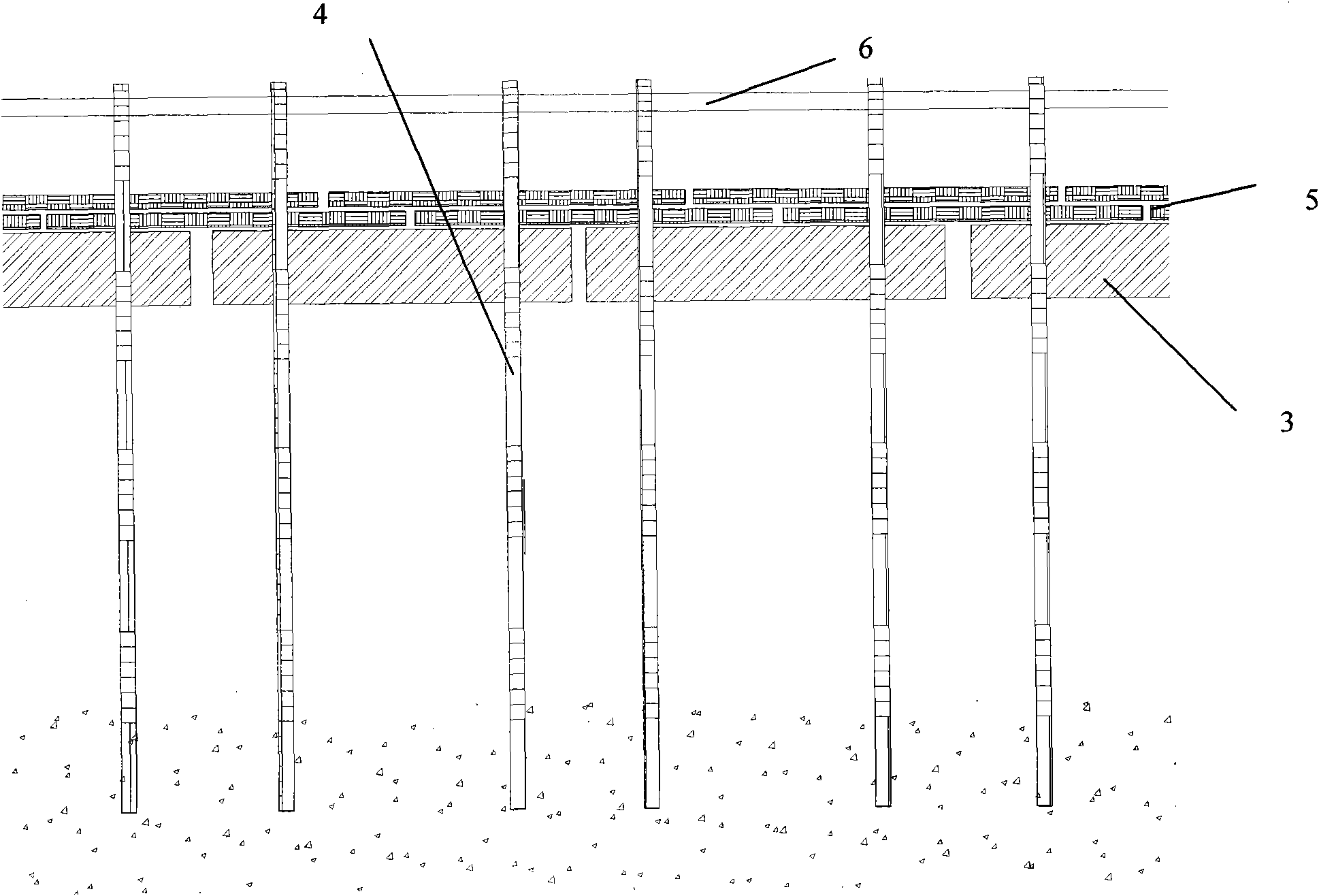 Immediate processing method for hydraulic filling ultra-soft foundation by modified vacuum preloading and water-covering preloading