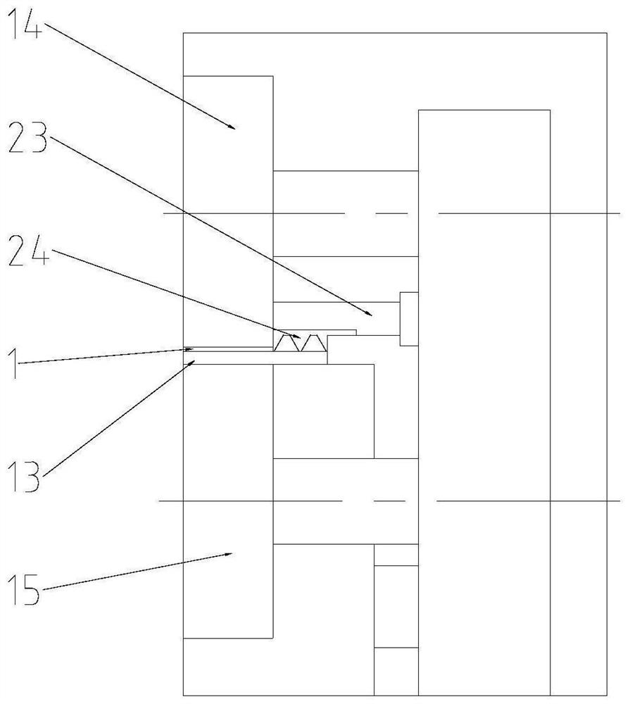 A kind of production method of continuous casting and rolling metal strip