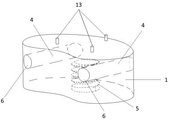 High-simulation customized combined artificial vertebra